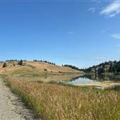 Goose Lake Road along Goose Lake