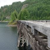 Timberwest Trestle on Upper Campbell Lake