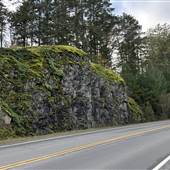 Willis Point Road Rock Cliffs