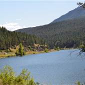 Highway 97 along Monte Lake