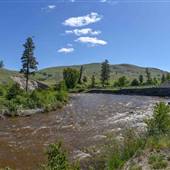 Nicola River - Corral Road, Barn and Bridge