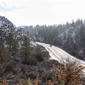 Barnhartvale Road  South through Desert Canyon WINTER