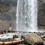 Moul Falls and Cavern in Wells Gray Provincial Park
