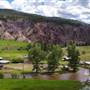 Bamford Ranch, Deadman River, Red Rock Formations and Coloured Hills in Deadman Valley