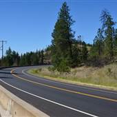 Highway 97C - Winding Road From Trans Canada Highway to Monte Lake