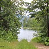 Adams Lake Gordon Bay Rec Site 63 km