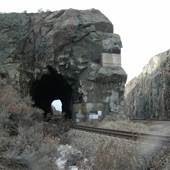 CNR Rock Tunnel & Tracks at Cooney Bay