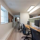 Two Story Robot Office Space