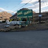 Sage and Sands Trailer Park along Bonaparte River