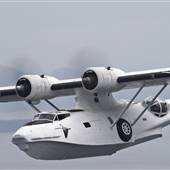 Catalina Flying Boat,a WW2 amphibious reconnoissance aircraft in flying condition