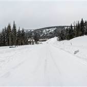Sun Peaks Resort - Road Beyond Switchback Creek - Winter