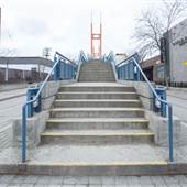 Third Ave Walking Bridge over CPR Tracks