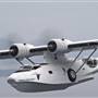 Catalina Flying Boat,a WW2 amphibious reconnoissance aircraft in flying condition