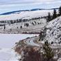Highway 5A Kamloops-Merritt 100b - ALL WINTER (mid-January) N to S