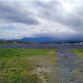 Top of Runway Nanaimo Airport