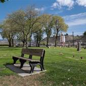 Ashcroft Cemetery overlooking Thompson River