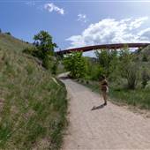 Peterson Creek Nature Park - Paths to Under the Highway 1 Bridge