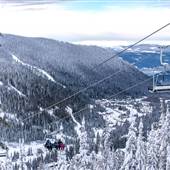 Sun Peaks Resort 105d New Orient Express Chairlift WINTER