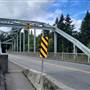 Silver Metal River Bridge