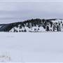 Highway 5A Kamloops-Merritt 101b - along Shumway Lake & Rowing Clubhouse WINTER