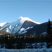 Hallam Peak at Mud Creek & Bridge WINTER