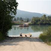 Cable Ferry across North Thompson River