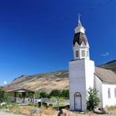 Bonaparte Indian Band Reserve Church & Cemetery across Highway