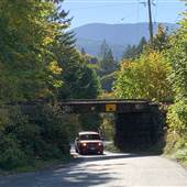 Koksilah River Truss Bridge Road