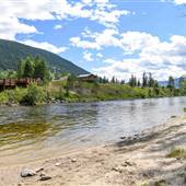 Raft River Beach and Viewing Deck on Opposite Side of Raft River