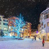 Sun Peaks Resort 101 Village Stroll NIGHT