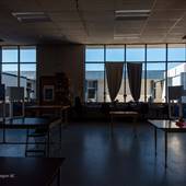 Brocklehurst Middle School 12 - South Wing - Classroom to Roof Sightline