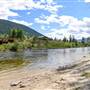 Raft River Beach and Viewing Deck on Opposite Side of Raft River