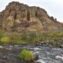 Deadman River by Red Rock Formations in Deadman Valley FALL