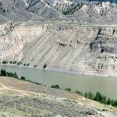 Churn Creek Desert Area at Fraser River by Bridge