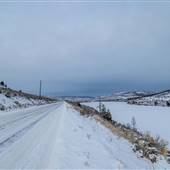 Barnes Lake and Barnes Lake Road WINTER Dec 2021