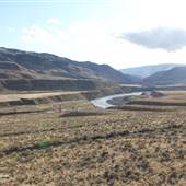 *CNR & CPR Train Tracks Savona West to Walhachin along Thompson River