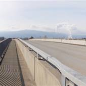 Mt Paul Industrial Area - Kootenay Way Bridge Overpass over Halston Ave (new warehouse to north)