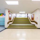 Valleyview Sec School 09 - SE Entrance and along East Hallway