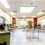 Valleyview Sec School 08 - Central Hallway North-to-South - Foods, Textiles & General Classrooms