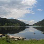 Harper Lake near Chase - Picnic and ATV areas
