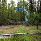 Old Lac Le Jeune Ski Hill & Buildings