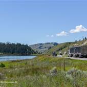 Highway 5A Kamloops-Merritt 101 - along Shumway Lake & Rowing Clubhouse