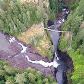 Elk Falls Provincial Park - Suspension Bridge