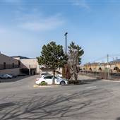 Alley between Lansdowne Strip Mall  and CPR Railway Tracks