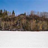 Charlie Lake Rock Face1