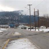 CPR Train Crossing at Pine St. WINTER