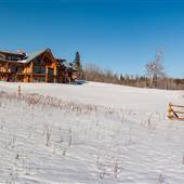 Log Home Overlooking Lake