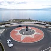 Qualicum Beach Roundabout and Walkway