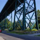 Under Lions Gate Bridge