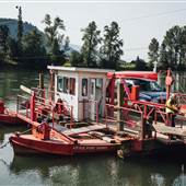 Litlle Fort Ferry across North Thompson River
